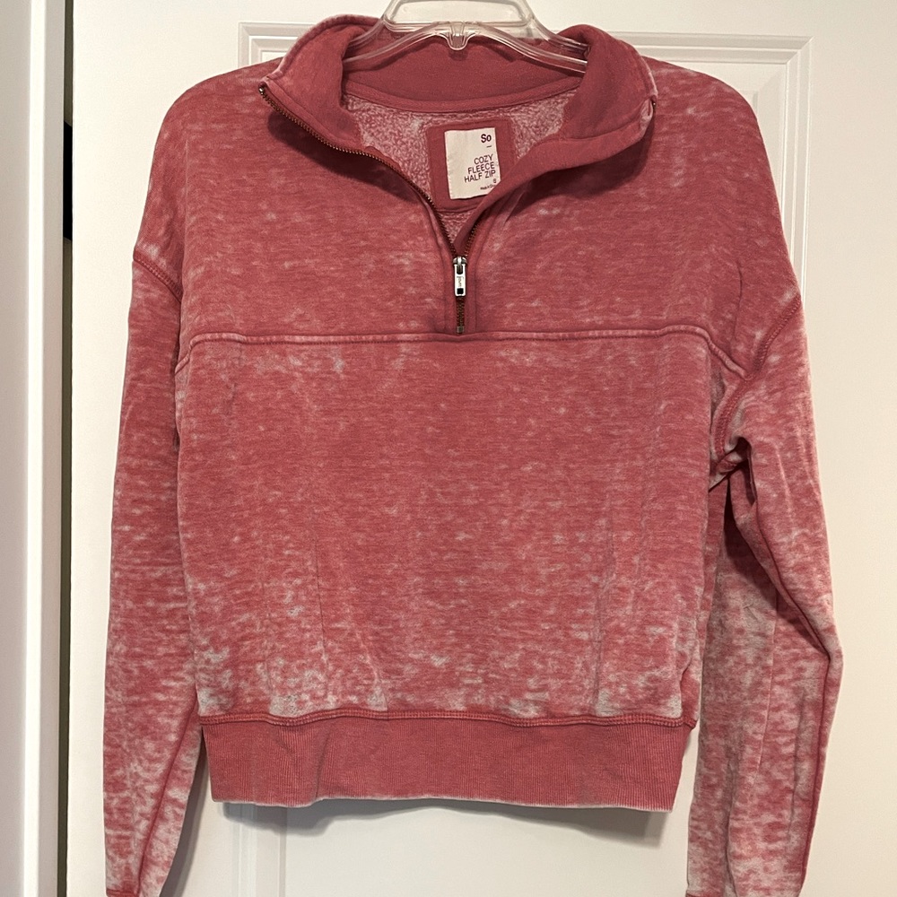 So Cozy Fleece Half Zip (S)